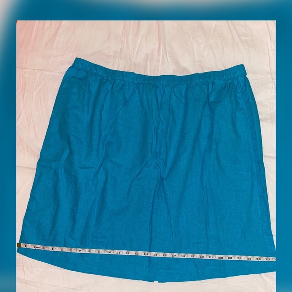 TURQUOISE SKIRT PLUS - Picture 2 of 3